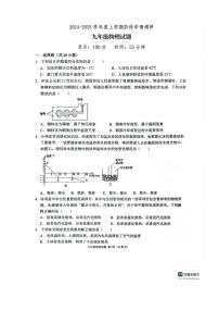 [物理]山东省临沂市临沭县第二初级中学2024～2025学年九年级上学期10月月考试题(无答案)