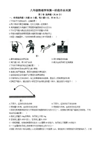 广东省广州大学附属中学2024-2025学年九年级上学期10月月考物理试卷(无答案)