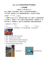 精品解析：广西南宁三中2023~2024学年九年级上学期开学学情调查物理试题（原卷版）
