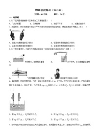 上海市存志东校2024-2025学年九年级上学期10月物理练习卷(无答案)