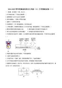 河南省洛阳市2024-2025学年九年级上学期月考物理试卷（一）