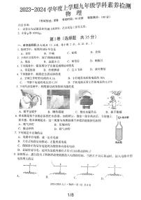 2023-2024学年广西南宁市九年级（上）期中物理试卷.