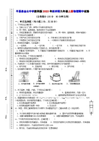 2023-2024学年四川省巴中市平昌县金山中学九年级（上）期中物理试卷.