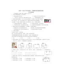 2023-2024学年广东省汕尾市陆河县多校九年级（上）段考物理试卷