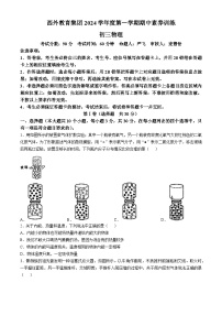 广东省广州市西关外国语学校教育集团2024-2025学年九年级上学期期中考试物理试卷(无答案)