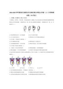 黑龙江省绥化市北林区部分学校2024～2025学年九年级上学期月考物理试卷（10月份）（含解析）