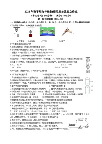 2023-2024学年江苏省泰州市九年级（上）月考物理试卷（12月份）