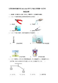 2023-2024学年江苏省徐州市新沂市九年级（上）第一次月考物理试卷