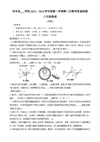 2023-2024学年安徽省亳州市利辛县八年级（上）第三次质检物理试卷