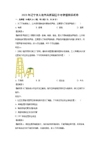 辽宁省大连市高新园区2023年中考模拟物理试卷(解析版)
