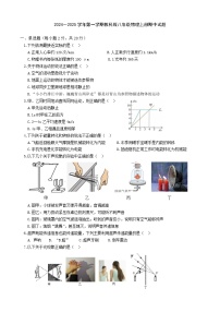 河北省邢台市威县2024-2025学年八年级上学期11月期中物理试题