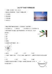 2024年广东省中考物理试卷（含详细答案解析））