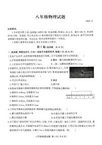 山东省临沂市费县2024-2025学年八年级上学期期中物理试题