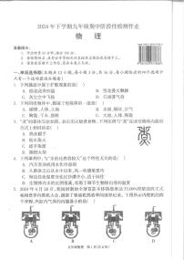 湖南省邵阳市隆回县2024-2025学年九年级上学期11月期中物理试题