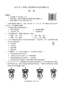 湖南省邵阳市隆回县2024-2025学年九年级上学期11月期中物理试题