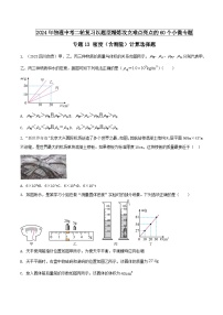 物理中考以题型精炼攻克难点亮点专题13密度(含测量)计算选择题(原卷版+解析)