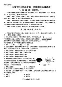 山东省济南市槐荫区2024-2025学年九年级上学期期中物理试题