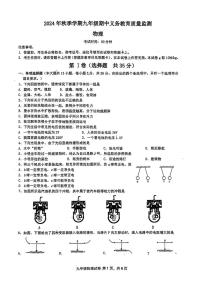 广西壮族自治区南宁市青秀区2024-2025学年九年级上学期11月期中物理试题