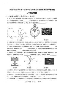 河南省平顶山市第九中学教育集团2024-2025学年上学期八年级期中物理试卷