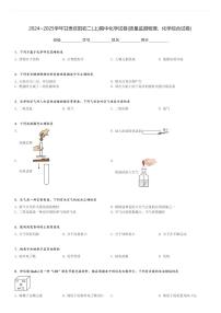 2024～2025学年甘肃庆阳初二(上)期中化学试卷(质量监测物理、化学综合试卷)[原题+解析]