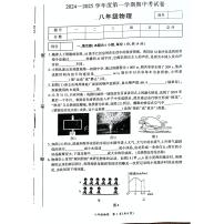 河南省商丘市虞城县2024-2025学年八年级上学期11月期中物理试题