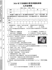 湖南省娄底市2024-2025学年九年级上学期11月期中考试物理试题