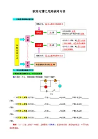 中考物理一轮复习专项练习 《欧姆定律之电路故障专训》
