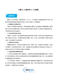 2025年中考物理二轮培优难点练习专题02 压强和浮力（压轴题）（解析版）