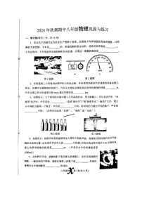 河南省南阳市内乡县2024-2025学年八年级上学期11月期中物理试题