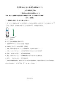 广东省深圳市深圳实验学校初中部2024-2025学年九年级上学期10月月考物理试题