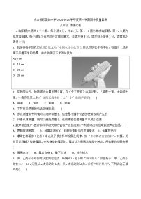 贵州省贵阳市观山湖区美的中学2024-2025学年八年级上学期11月期中物理试题