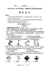 山西省大同市2024-2025学年九年级上学期11月期中物理化学试题(01)