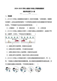 2024～2025学年人教版八年级(上)物理期末模拟考试复习A卷(含答案)