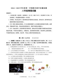 山东省滨州市滨城区2024-2025学年八年级上学期期中考试物理试题