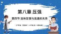 沪科版（2024）八年级全册（2024）第四节 流体压强与流速的关系课文配套ppt课件