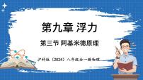 物理沪科版（2024）第九章 浮力第三节 阿基米德原理课前预习课件ppt