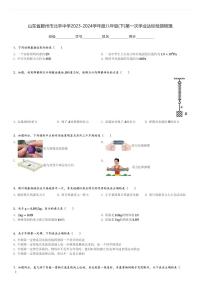 山东省滕州市北辛中学2023-2024学年度八年级(下)第一次学业达标检测月考物理试卷(含解析)