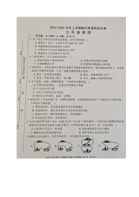 福建省三明市宁化县2024-2025学年九年级上学期期中考试物理试题