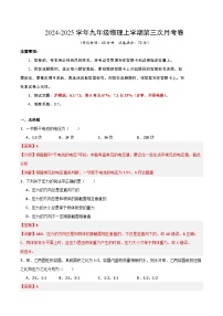 九年级物理第三次月考卷（上海专用，沪教版，6.1~7.1）：2024+2025学年初中上学期第三次月考.zip