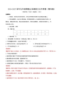 九年级物理第三次月考卷（教科版，1~5章）：2024+2025学年初中上学期第三次月考.zip