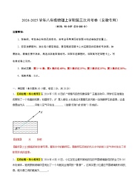 八年级物理第三次月考卷（安徽专用，北师大版2024，1~4章）2024+2025学年初中上学期第三次月考.zip