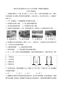 贵州省贵阳市花溪区燕楼中学2024-2025学年九年级上学期11月期中物理试题