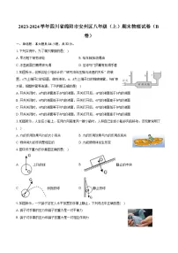 2023-2024学年四川省绵阳市安州区八年级（上）期末物理试卷（B卷）（含答案）