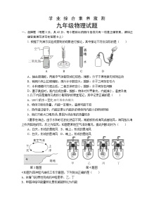 山东省枣庄市薛城区2024-2025学年九年级上学期期中考试物理试题