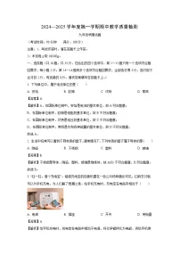 2024~2025学年广西壮族自治区北海市九年级(上)期中教学质量检测物理试卷(解析版)