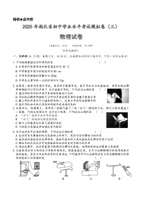 2025年湖北省初中学业水平考试物理答案模拟卷及答案（三）