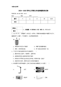 2024--2025学年上学期九年级物理期末试卷