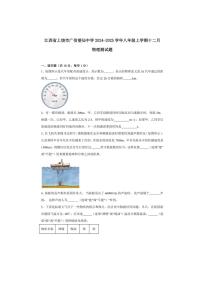 2024～2025学年江西省上饶市广信望仙中学八年级(上)十二月物理测试卷