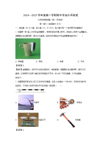 2024~2025学年陕西省西安市西咸新区九年级上学期11月期中物理试卷(解析版)