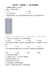 上海市闵行区莘松中学2024-2025学年八年级上学期10月月考物理试题（原卷版）-A4